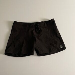 Volcom black swim board shorts